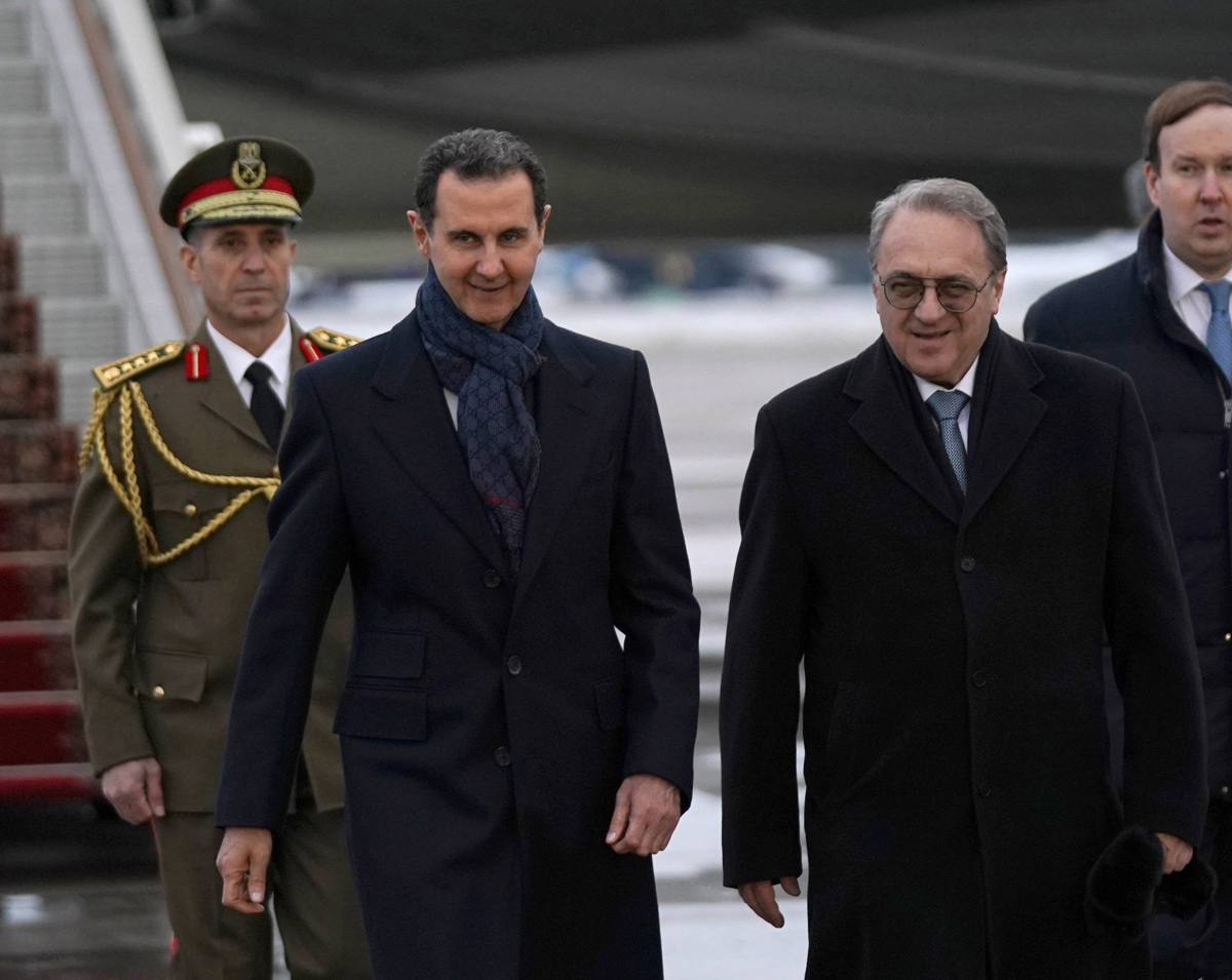Syrian President Bashar Assad arrives in Moscow 